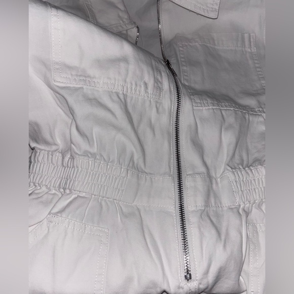 Elan NWT Love Match Off White Denim Jumpsuit - Picture 8 of 10